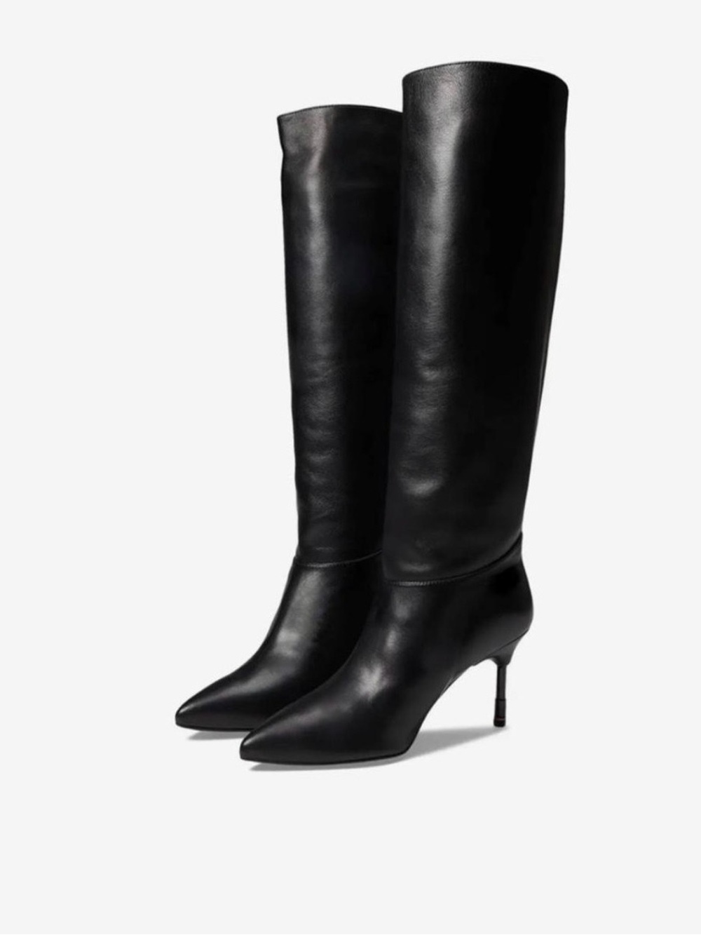 All Saints Black Leather Nori Boots